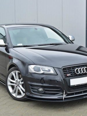 Audi S3 8P Fl - Lâmina frontal RACING | AU-S3-2F2-CNC-FD1A | Produto Maxton Design distribuído por Unicartuning.