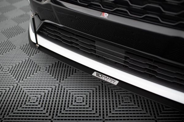 Ford Fiesta Mk8 ST / ST-line - Lâmina frontal RACING V.2 | FO-FI-8-STLINE-CNC-FD2A | Produto Maxton Design distribuído por Unicartuning.