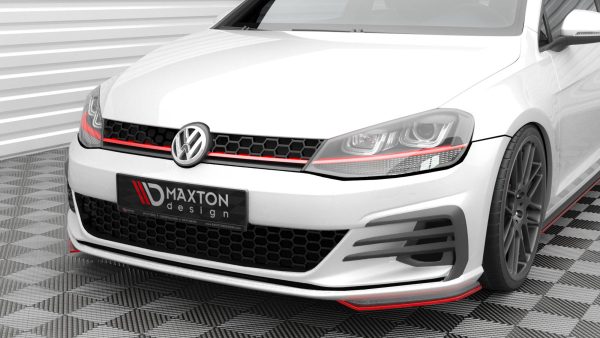 Volkswagen Golf GTI Mk7 (facelift) - Front Side Splitters | VW-GO-7F-GTI-FD6G | Produto Maxton Design distribuído por Unicartuning.