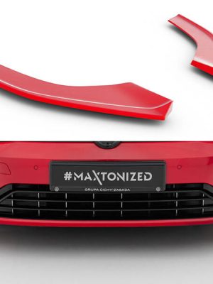 Volkswagen Golf R / R-line Mk7 (facelift) - Front Side Splitters | VW-GO-7F-R-FD8RED | Produto Maxton Design distribuído por Unicartuning.