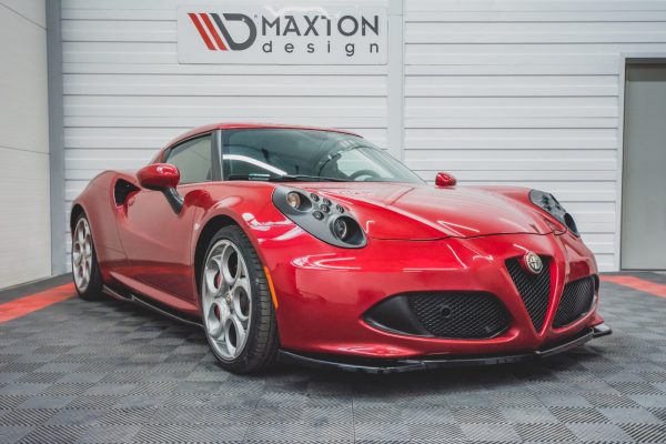 Alfa Romeo 4c - Lâmina frontal | AL-4C-FD1G | Produto Maxton Design distribuído por Unicartuning.