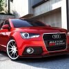 Audi A1 8x - Lâmina frontal | AU-A1-8X-FD1G | Produto Maxton Design distribuído por Unicartuning.