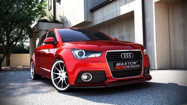 Audi A1 8x - Lâmina frontal | AU-A1-8X-FD1G | Produto Maxton Design distribuído por Unicartuning.