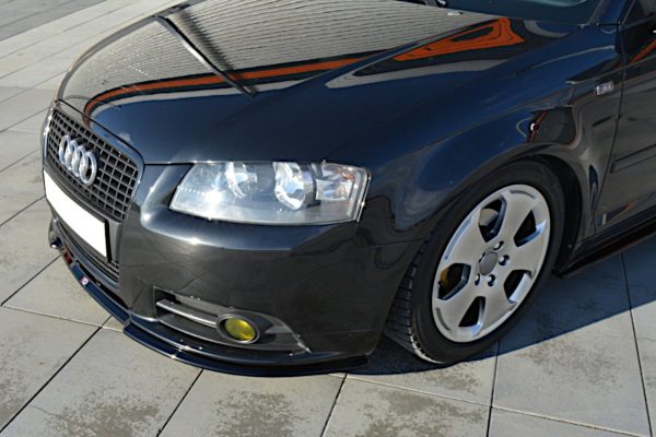 Audi A3 8P S-Line - Lâmina frontal | AU-A3-2-SLINE-FD1G | Produto Maxton Design distribuído por Unicartuning.