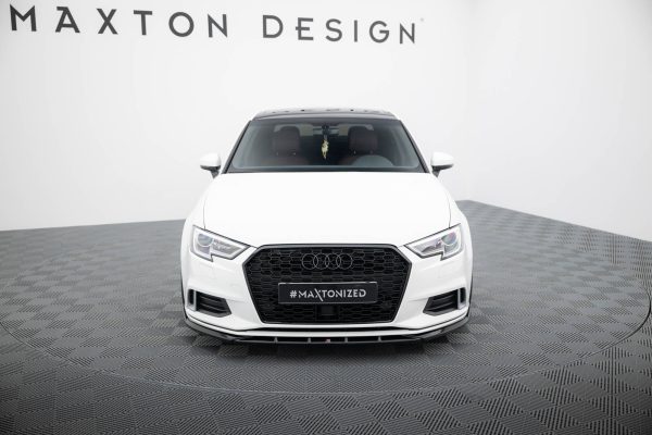 Audi A3 Sedan 8V (facelift) - Lâmina frontal | AU-A3-8VF-S-FD1G | Produto Maxton Design distribuído por Unicartuning. Audi A3 Sedan 8V (facelift) - Lâmina frontal | AU-A3-8VF-S-FD1G | Produto Maxton Design distribuído por Unicartuning.