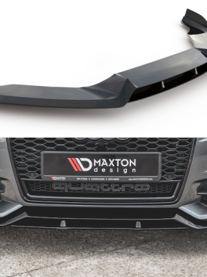 Audi A6 / A6 C7 S-Line/ S6 C7 (facelift) - Lâmina frontal | AU-S6-C7F-FFD1FP | Produto Maxton Design distribuído por Unicartuning.
