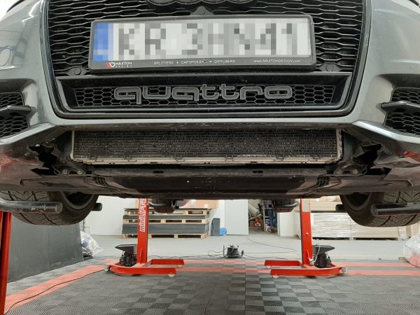 Audi A6 / A6 C7 S-Line/ S6 C7 (facelift) - Lâmina frontal | AU-S6-C7F-FFD1FP | Produto Maxton Design distribuído por Unicartuning.