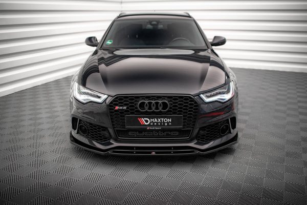 Audi A6 RS6 Look C7 - Lâmina frontal | AU-A6-C7-RS6LOOK-FD1G | Produto Maxton Design distribuído por Unicartuning.