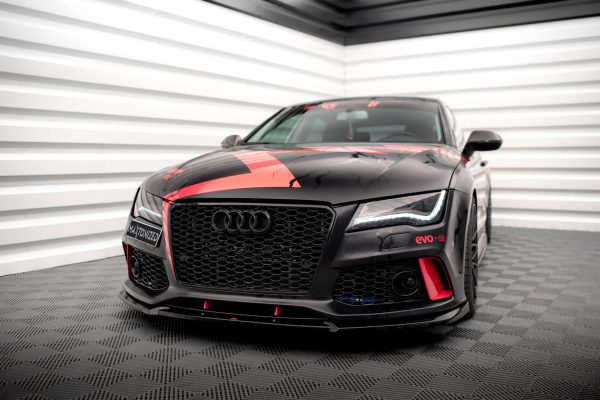 Audi A7 RS7 Look C7 - Lâmina frontal | AU-A7-C7-RS7LOOK-FD1G | Produto Maxton Design distribuído por Unicartuning. Audi A7 RS7 Look C7 - Lâmina frontal | AU-A7-C7-RS7LOOK-FD1G | Produto Maxton Design distribuído por Unicartuning.