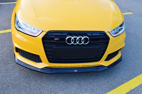 Audi S1 8x - Lâmina frontal | AU-S1-1-FD1G | Produto Maxton Design distribuído por Unicartuning. Audi S1 8x - Lâmina frontal | AU-S1-1-FD1G | Produto Maxton Design distribuído por Unicartuning.