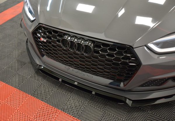 Audi S5 / A5 S-Line F5 Coupé / Sportback - Lâmina frontal | AU-S5-2-FFD1FP | Produto Maxton Design distribuído por Unicartuning.