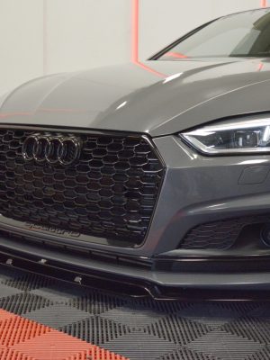 Audi S5 / A5 S-Line F5 Coupé / Sportback - Lâmina frontal | AU-S5-2-FFD1FP | Produto Maxton Design distribuído por Unicartuning.