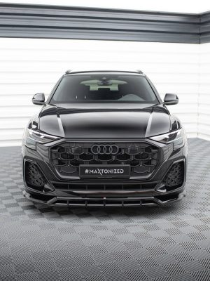 Audi SQ8 / Q8 S-Line Mk1 (facelift) - Lâmina frontal | AU-Q8-1F-SLINE-FD1G+FD1RG | Produto Maxton Design distribuído por Unicartuning. Audi SQ8 / Q8 S-Line Mk1 (facelift) - Lâmina frontal | AU-Q8-1F-SLINE-FD1G+FD1RG | Produto Maxton Design distribuído por Unicartuning.