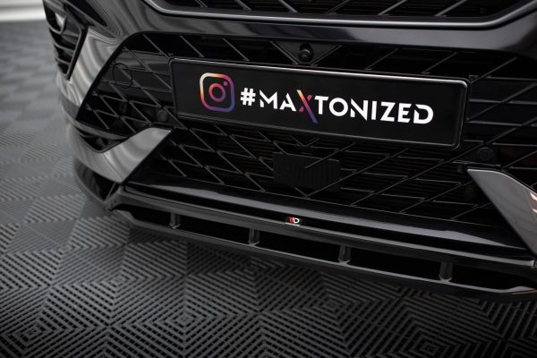 Cupra Ateca Mk1 (facelift) - Lâmina frontal | CU-AT-1F-FD1G+FD1RG | Produto Maxton Design distribuído por Unicartuning.