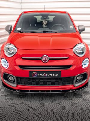 Fiat 500x Sport Mk1 (facelift) - Lâmina frontal | FI-500X-1-FD1G | Produto Maxton Design distribuído por Unicartuning. Fiat 500x Sport Mk1 (facelift) - Lâmina frontal | FI-500X-1-FD1G | Produto Maxton Design distribuído por Unicartuning.