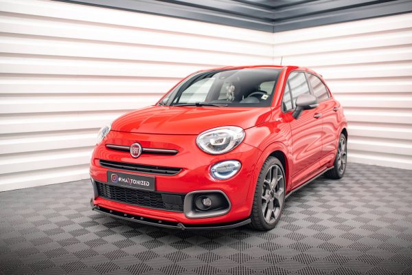 Fiat 500x Sport Mk1 (facelift) - Lâmina frontal | FI-500X-1-FD1G | Produto Maxton Design distribuído por Unicartuning.