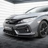 Honda Civic Sport Mk 10 (facelift) - Lâmina frontal + Splitters | HO-CI-10-SPORT-FD1G+FSF1B | Produto Maxton Design distribuído por Unicartuning.