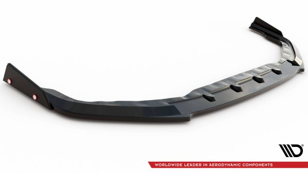Nissan GTR R35 (facelift) - Lâmina frontal + Splitters | NI-GTR-4F2-FD1G+FSF | Produto Maxton Design distribuído por Unicartuning.