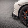 Nissan GTR R35 (facelift) - Lâmina frontal + Splitters | NI-GTR-4F2-FD1G+FSF | Produto Maxton Design distribuído por Unicartuning.