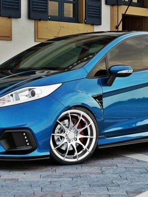Ford Fiesta Mk7 Fl - Lâmina frontal (Focus RS Look) | FO-FI-7F-RS15-FD1G | Produto Maxton Design distribuído por Unicartuning.