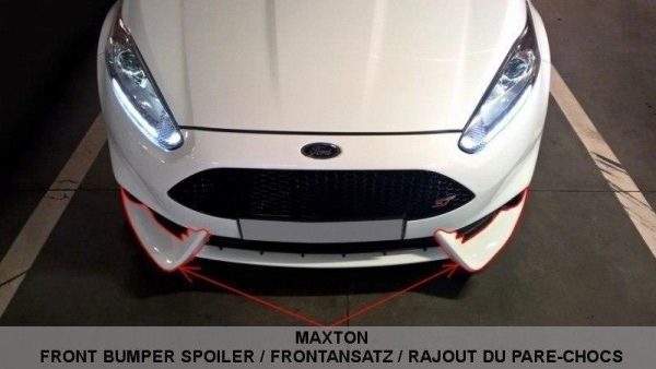 Ford Fiesta ST Mk7 Fl - Lâmina frontal | FO-FI-7F-ST-M-FD1G | Produto Maxton Design distribuído por Unicartuning. Ford Fiesta ST Mk7 Fl - Lâmina frontal | FO-FI-7F-ST-M-FD1G | Produto Maxton Design distribuído por Unicartuning.