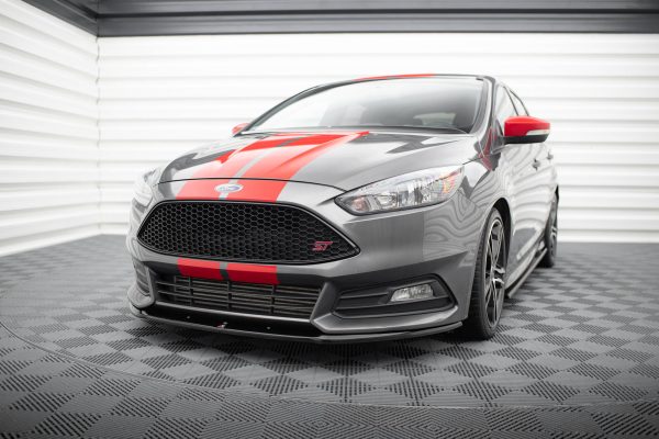 Ford Focus ST Mk3 Fl - Lâmina frontal | FO-FO-3F-ST-CUPRA-FD1G | Produto Maxton Design distribuído por Unicartuning.