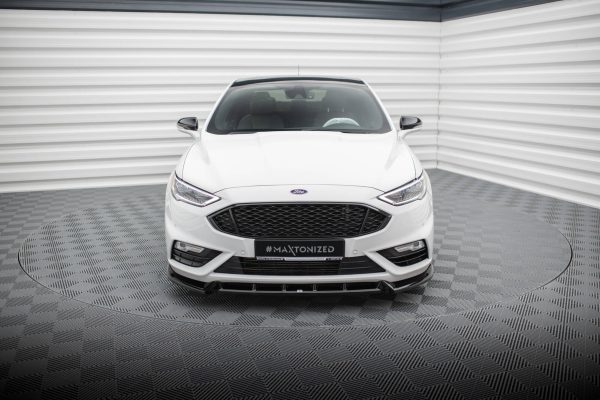 Ford Mondeo Sport Mk5 (facelift) / Fusion Sport Mk2 (facelift) - Lâmina frontal | FO-MO-5F-SPORT-FD1G | Produto Maxton Design distribuído por Unicartuning. Ford Mondeo Sport Mk5 (facelift) / Fusion Sport Mk2 (facelift) - Lâmina frontal | FO-MO-5F-SPORT-FD1G | Produto Maxton Design distribuído por Unicartuning.