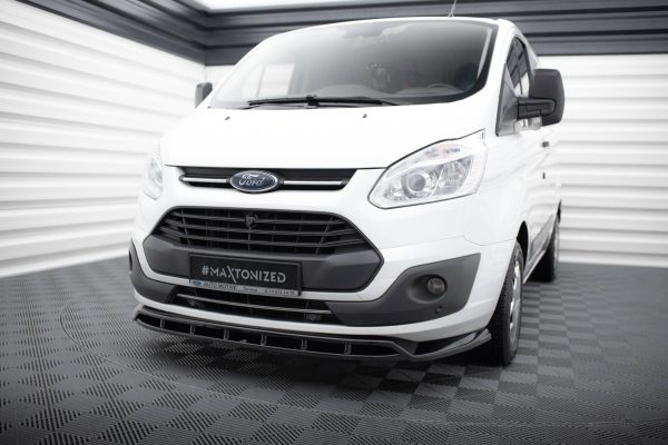 Ford Transit Custom Mk1 (facelift) / Tourneo Custom Mk1 (facelift) - Lâmina frontal | FO-TRC-1-FD1G+FD1RG | Produto Maxton Design distribuído por Unicartuning.