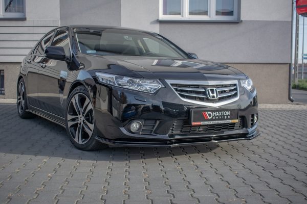 Honda Accord Mk8 Preface Sedan - Lâmina frontal | HO-AC-8F-FD1G | Produto Maxton Design distribuído por Unicartuning.