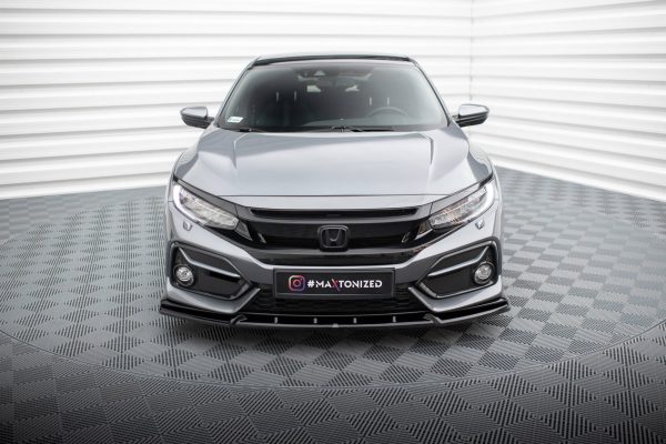 Honda Civic Sport Mk 10 - Lâmina frontal | HO-CI-10-SPORT-FD1G | Produto Maxton Design distribuído por Unicartuning.