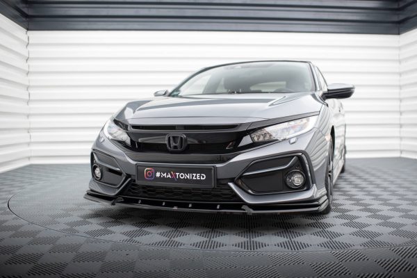 Honda Civic Sport Mk 10 - Lâmina frontal | HO-CI-10-SPORT-FD1G | Produto Maxton Design distribuído por Unicartuning.