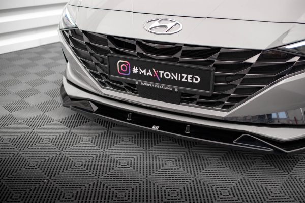 Hyundai Elantra N Mk7 - Lâmina frontal | HY-EL-7-FD1G | Produto Maxton Design distribuído por Unicartuning.