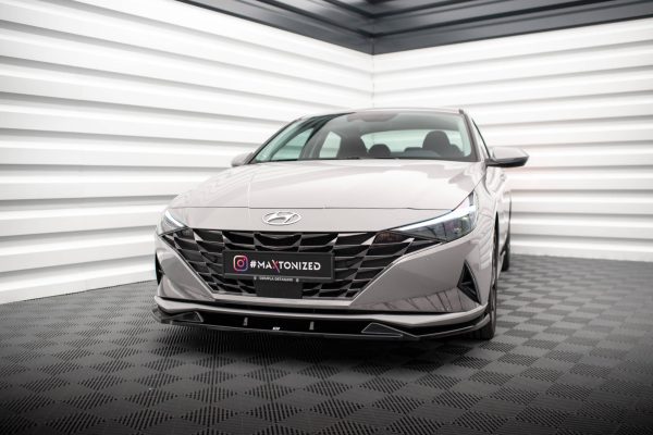 Hyundai Elantra N Mk7 - Lâmina frontal | HY-EL-7-FD1G | Produto Maxton Design distribuído por Unicartuning.