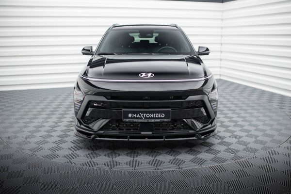 Hyundai Kauai N-line Mk2 - Lâmina frontal | HY-KO-2-NLINE-FD1G | Produto Maxton Design distribuído por Unicartuning.
