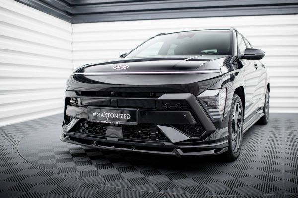 Hyundai Kauai N-line Mk2 - Lâmina frontal | HY-KO-2-NLINE-FD1G | Produto Maxton Design distribuído por Unicartuning.