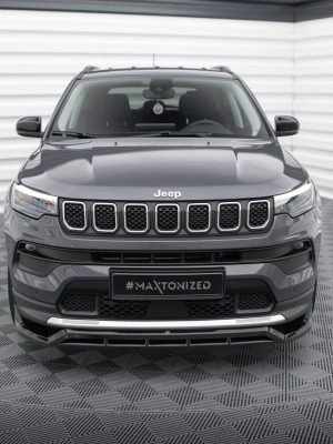 Jeep Compass Limited Mk2 (facelift) - Lâmina frontal | JE-CO-2-FD1G+FD1RG | Produto Maxton Design distribuído por Unicartuning. Jeep Compass Limited Mk2 (facelift) - Lâmina frontal | JE-CO-2-FD1G+FD1RG | Produto Maxton Design distribuído por Unicartuning.