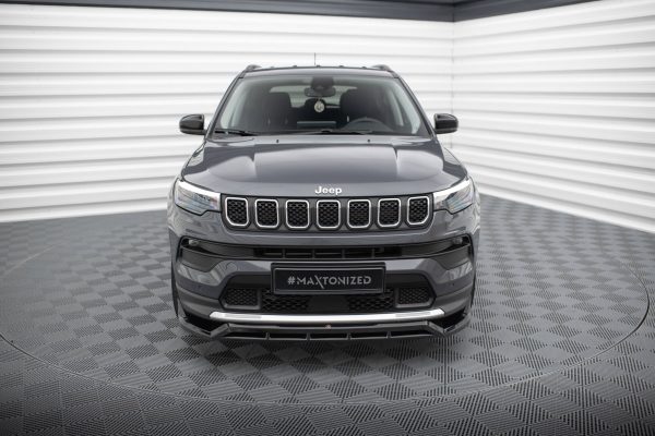 Jeep Compass Limited Mk2 (facelift) - Lâmina frontal | JE-CO-2-FD1G+FD1RG | Produto Maxton Design distribuído por Unicartuning. Jeep Compass Limited Mk2 (facelift) - Lâmina frontal | JE-CO-2-FD1G+FD1RG | Produto Maxton Design distribuído por Unicartuning.
