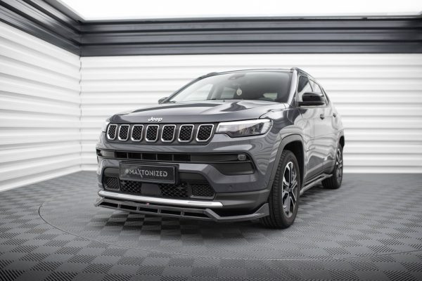 Jeep Compass Limited Mk2 (facelift) - Lâmina frontal | JE-CO-2-FD1G+FD1RG | Produto Maxton Design distribuído por Unicartuning. Jeep Compass Limited Mk2 (facelift) - Lâmina frontal | JE-CO-2-FD1G+FD1RG | Produto Maxton Design distribuído por Unicartuning.