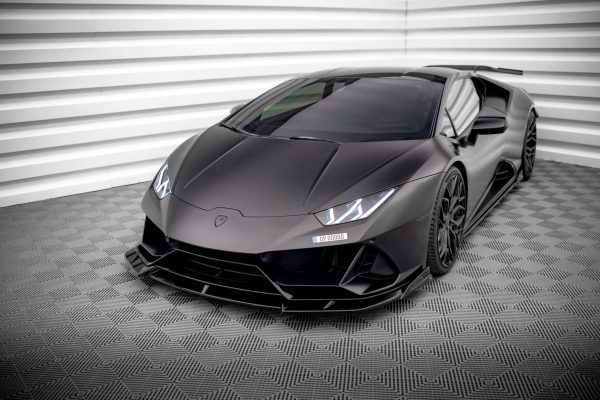Lamborghini Huracan Evo - Lâmina frontal | LA-HU-EVO-1-FD1G+FD1RG | Produto Maxton Design distribuído por Unicartuning. Lamborghini Huracan Evo - Lâmina frontal | LA-HU-EVO-1-FD1G+FD1RG | Produto Maxton Design distribuído por Unicartuning.