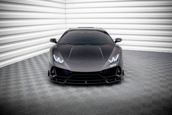 Lamborghini Huracan Evo - Lâmina frontal | LA-HU-EVO-1-FD1G+FD1RG | Produto Maxton Design distribuído por Unicartuning. Lamborghini Huracan Evo - Lâmina frontal | LA-HU-EVO-1-FD1G+FD1RG | Produto Maxton Design distribuído por Unicartuning.
