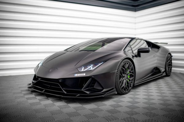 Lamborghini Huracan Evo - Lâmina frontal | LA-HU-EVO-1-FD1G+FD1RG | Produto Maxton Design distribuído por Unicartuning. Lamborghini Huracan Evo - Lâmina frontal | LA-HU-EVO-1-FD1G+FD1RG | Produto Maxton Design distribuído por Unicartuning.