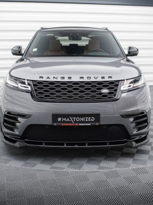 Land Rover Range Rover Velar R-dynamic Mk1 - Lâmina frontal | LR-RR-VE-1-RDYNAMIC-FD1G | Produto Maxton Design distribuído por Unicartuning. Land Rover Range Rover Velar R-dynamic Mk1 - Lâmina frontal | LR-RR-VE-1-RDYNAMIC-FD1G | Produto Maxton Design distribuído por Unicartuning.