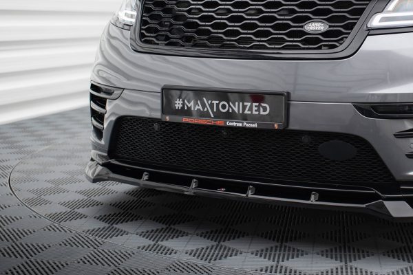 Land Rover Range Rover Velar R-dynamic Mk1 - Lâmina frontal | LR-RR-VE-1-RDYNAMIC-FD1G | Produto Maxton Design distribuído por Unicartuning. Land Rover Range Rover Velar R-dynamic Mk1 - Lâmina frontal | LR-RR-VE-1-RDYNAMIC-FD1G | Produto Maxton Design distribuído por Unicartuning.