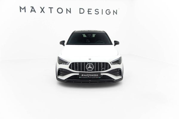 Mercedes-AMG CLA 35 / 45 Coupé / Shooting Brake C118 (facelift) / X118 (facelift) - Lâmina frontal | ME-CLA-118F-35-FD1G+FD1RG | Produto Maxton Design distribuído por Unicartuning.
