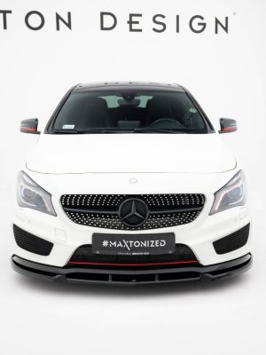 Mercedes-Benz CLA AMG-line C117 - Lâmina frontal | ME-CLA-117-AMGLINE-SB-FD1G | Produto Maxton Design distribuído por Unicartuning.