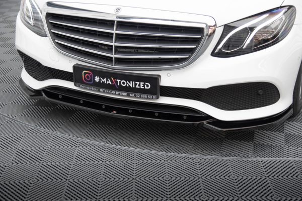 Mercedes-Benz E W213 - Lâmina frontal | ME-E-213-FD1G | Produto Maxton Design distribuído por Unicartuning.