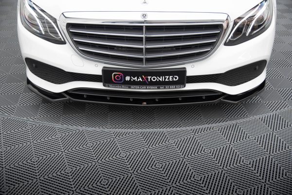 Mercedes-Benz E W213 - Lâmina frontal | ME-E-213-FD1G | Produto Maxton Design distribuído por Unicartuning.