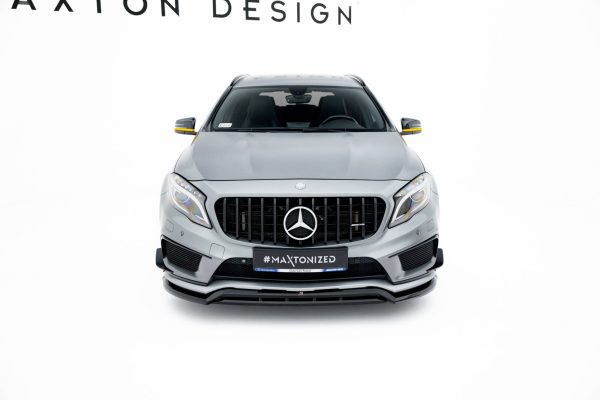 Mercedes-Benz GLA 45 AMG - Lâmina frontal | ME-GLA-156-AMG-OR-FD1G+FD1RG | Produto Maxton Design distribuído por Unicartuning. Mercedes-Benz GLA 45 AMG - Lâmina frontal | ME-GLA-156-AMG-OR-FD1G+FD1RG | Produto Maxton Design distribuído por Unicartuning.