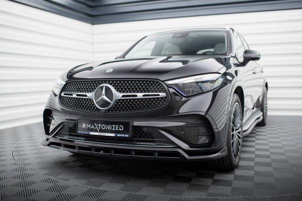 Mercedes-Benz GLC AMG-line X254 - Lâmina frontal | ME-GLC-X254-AMGLINE-FD1G+FD1RG | Produto Maxton Design distribuído por Unicartuning.