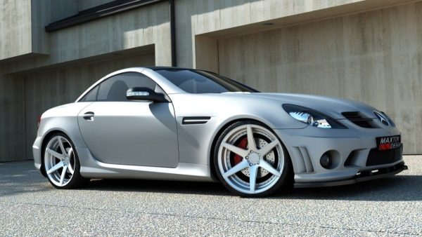 Mercedes-Benz SLK R171 Look AMG 204 - Lâmina frontal | ME-SLK-R171-AMG204-FD1G | Produto Maxton Design distribuído por Unicartuning.